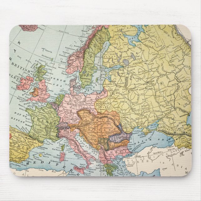 MOUSEPAD MAPA: EUROPA, 1885 (Frente)