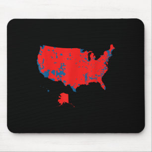 Mousepad Mapa Exato Dos Resultados Eleitorais De 2025