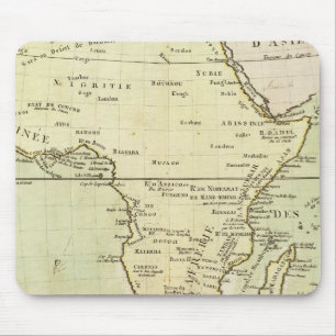 Mousepad Mapa físico da África