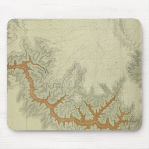Mousepad Mapa Geológico Composto do Planalto do Kaibab