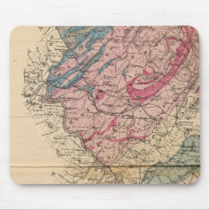 Mousepad Mapa geológico de Nova Jersey