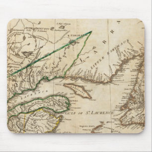 Mousepad Mapa Geral das Colônias Britânicas Nortes