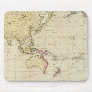 Mousepad Mapa histórico do gráfico geral