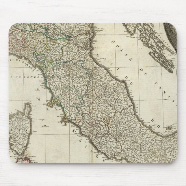 Mousepad Mapa Italiano (Frente)