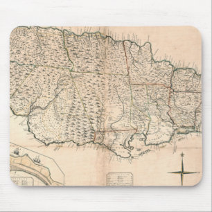MOUSEPAD MAPA: JAMAICA, 1755 2