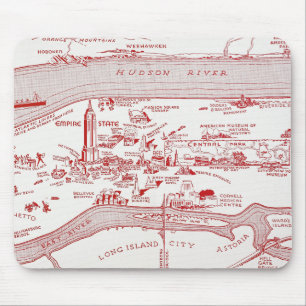 Mousepad MAPA: MANHATTAN, c1935