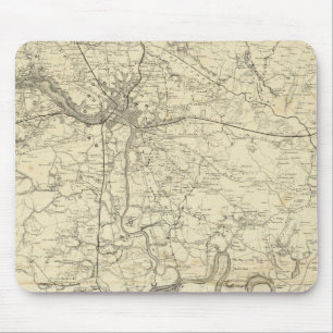 Mousepad Mapa Militar dos Estados Unidos