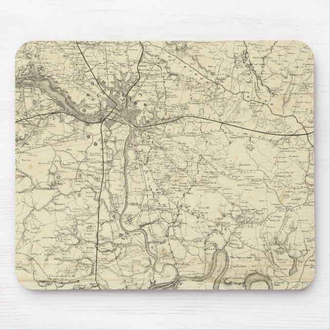 Mousepad Mapa Militar dos Estados Unidos (Frente)