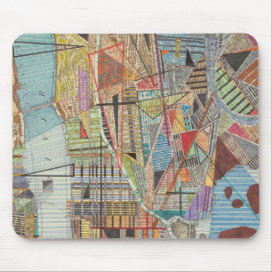 Mousepad Mapa Moderno de Nova Iorque I
