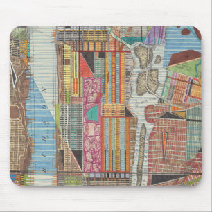 Mousepad Mapa Moderno de Nova Iorque III