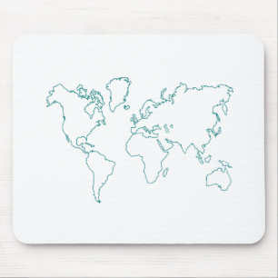 Mousepad Mapa Mundial