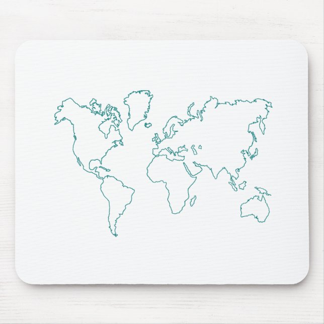 Mousepad Mapa Mundial (Frente)