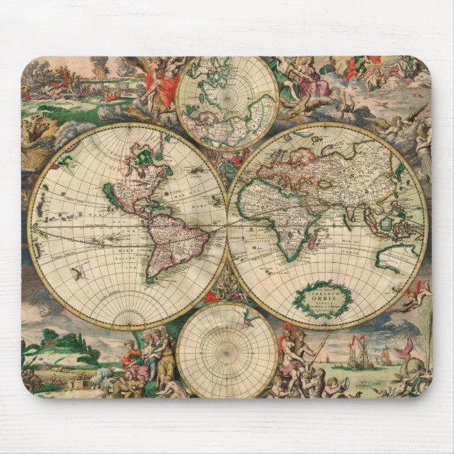 Mousepad Mapa Mundial (Frente)