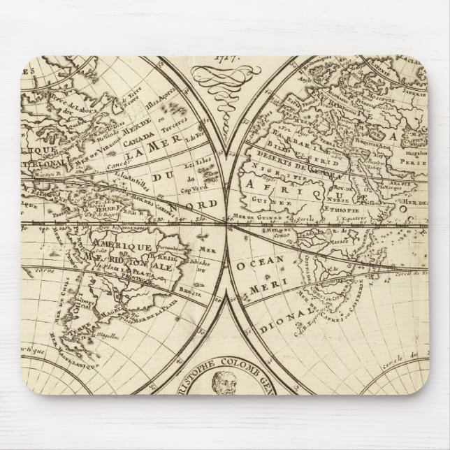 Mousepad Mapa Mundial 4 (Frente)