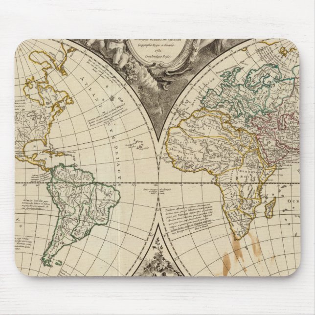 Mousepad Mapa Mundial 8 (Frente)