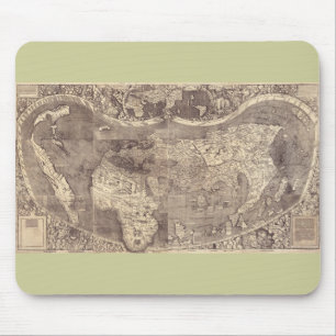Mousepad Mapa Mundial de Martin Waldseemuller 1507