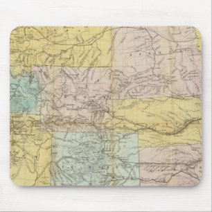 Mousepad Mapa Nacional Do Território Dos Estados Unidos