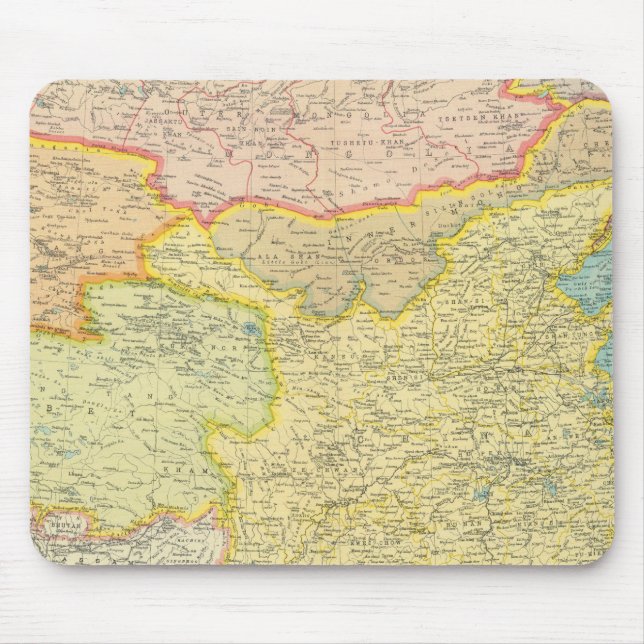 Mousepad Mapa político da China (Frente)
