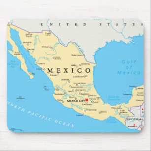 Mousepad Mapa político de México