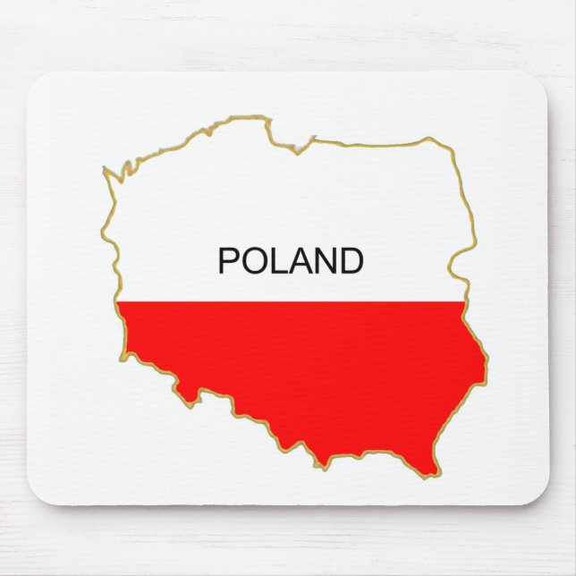 Mousepad Mapa polonês (Frente)