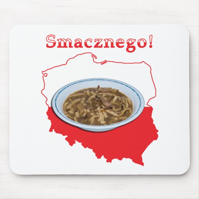 Mousepad Mapa Polonês de Czarnecki Smacznego (Frente)