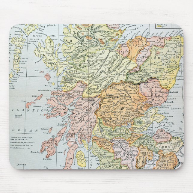 MOUSEPAD MAPA: SCOTLAND (Frente)