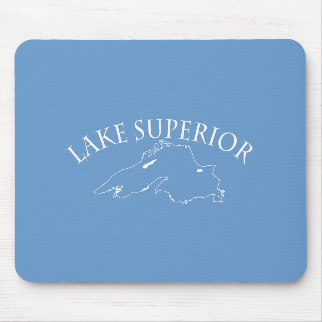 Mousepad Mapa Superior do Lago (Frente)