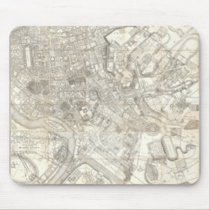 Mousepad Mapa Topográfico da Roma Antiga, Itália