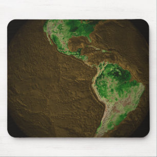 Mousepad Mapa topográfico da terra