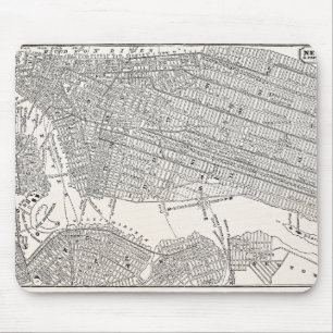 Mousepad Mapas do mapa NYC de Brooklyn da Nova Iorque dos
