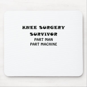 Mousepad Máquina da peça do homem da peça do sobrevivent