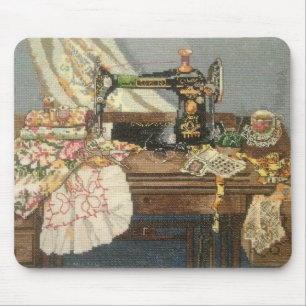 Mousepad Máquina de costura e vestido