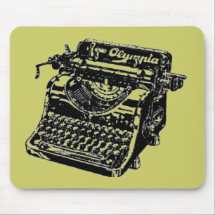 Mousepad Máquina de escrever Vintage