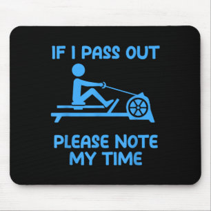 Mousepad Máquina Ergômica Divertida Exercício de Remo no Gi