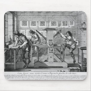 Mousepad Máquina impressora francesa, 1642