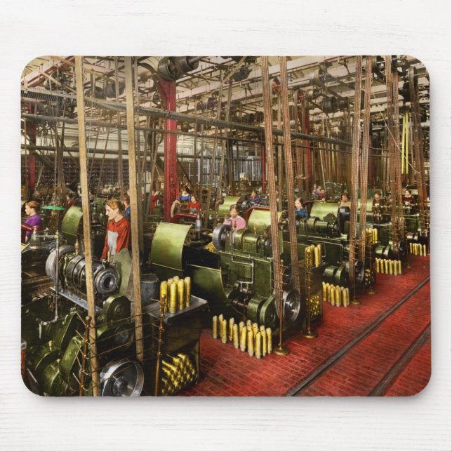 Mousepad Maquinista - Guerra - Cintos e Bombas 1916 (Frente)
