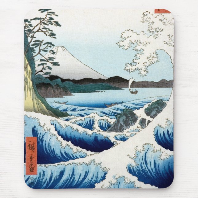 Mousepad Mar e Monte Fuji de Hiroshige (Frente)
