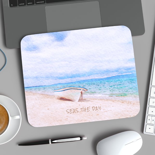 Mousepad Mar No Dia Da Aquicultura De Cores De Água Embalad (Criador carregado)