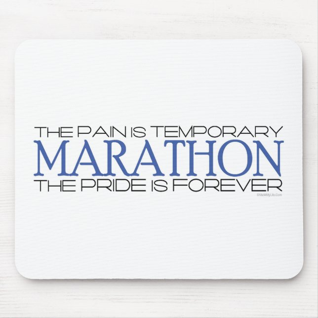 Mousepad Maratona - o orgulho é Forever (Frente)