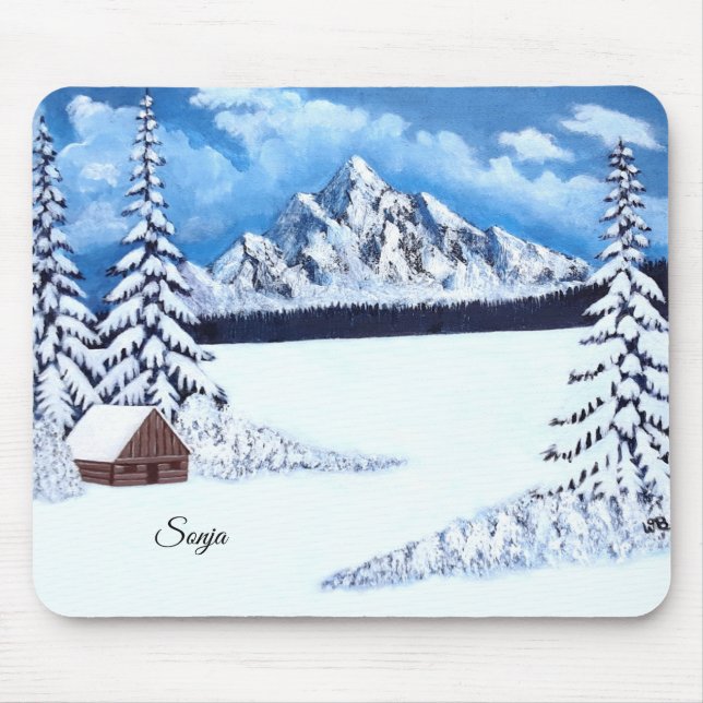 Mousepad Maravilha do Inverno (Frente)