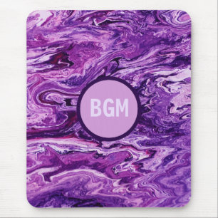 Mousepad Marble Ametist Escuro Melt