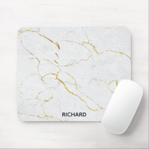 Mousepad Marble Branco