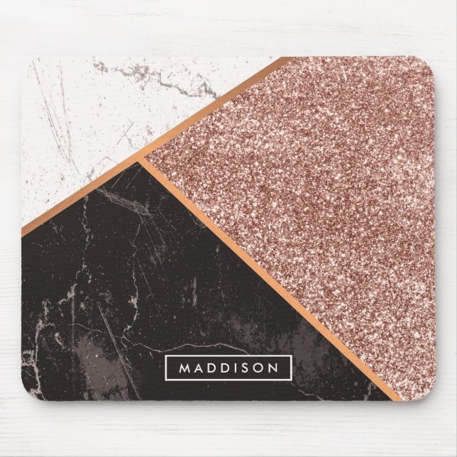 Mousepad Marble e Glitter Moisac (Frente)