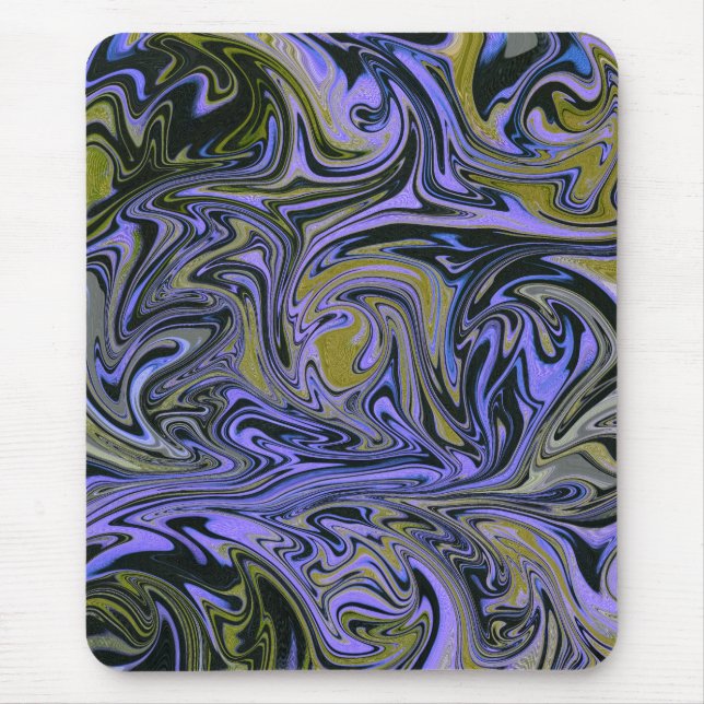 Mousepad Marble Forms – Violet & Gold Mystic Energy (Frente)