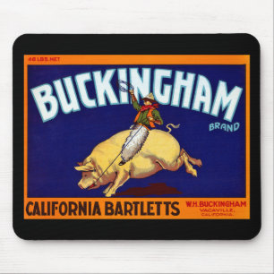 Mousepad Marca Buckingham California Bartletts