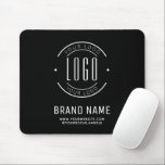 Mousepad Marca comercial do logotipo personalizado moderno<br><div class="desc">Marca comercial do logotipo personalizado moderno da empresa</div>