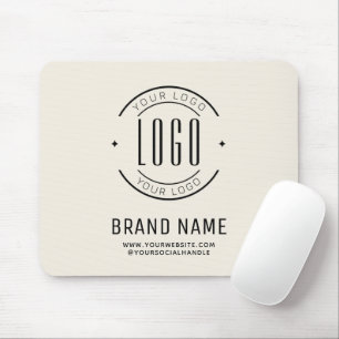 Mousepad Marca comercial do logotipo personalizado moderno
