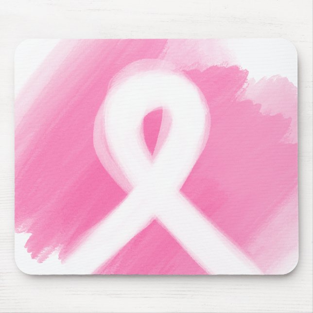 Mousepad Marca d'água de Sensibilização do Cancer da Mama (Frente)