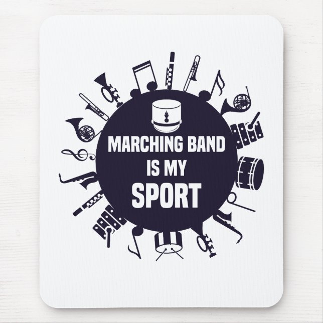 Mousepad Marchar Banda É Meu Esporte (Frente)