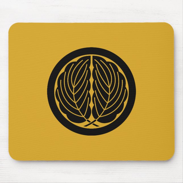 Mousepad Márcirca com folhas de carvalho abraçadas (Frente)